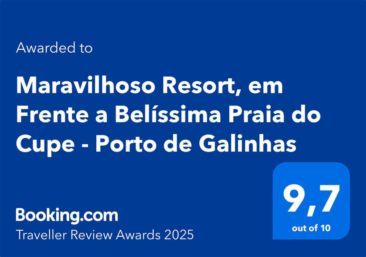 Maravilhoso Resort, Em Frente A Belissima Praia Do Cupe - Pôrto das Galinhas Exterior foto